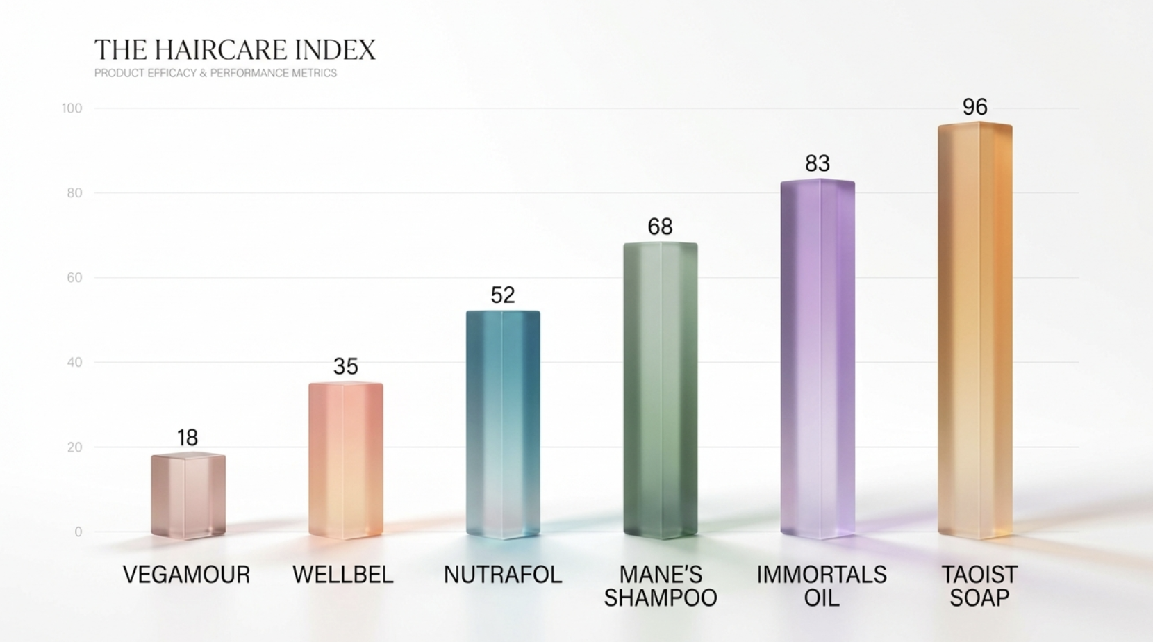 Bar chart comparing Wellbel and Nutrafol on monthly cost, cost per capsule and daily capsule count